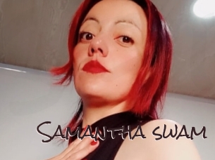 Samantha_swam